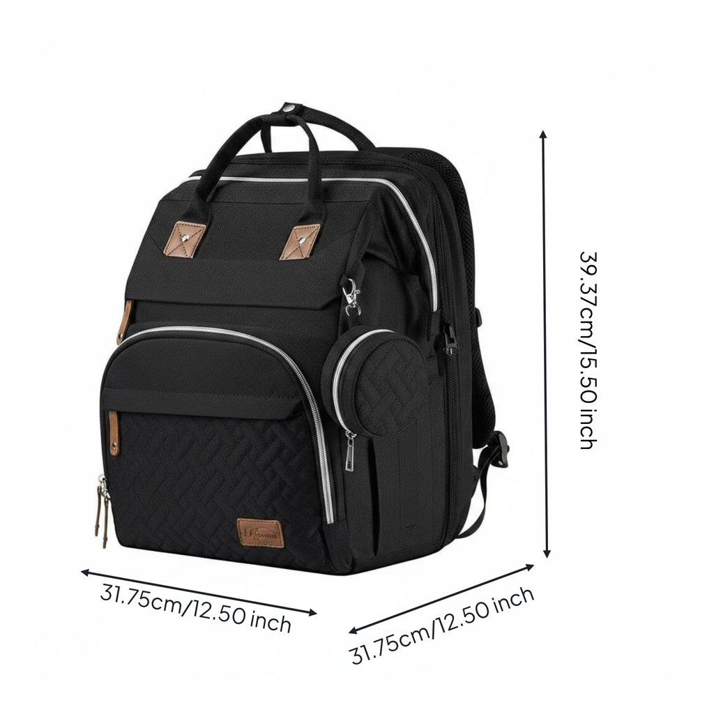Baby Backpack Crib Padded Base Foldable Travel Crib for Parents, Babies