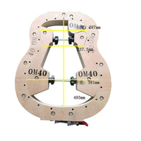 OM Guitar Mold Adjustable Acoustic Guitar Body Mold Internal Spreaders