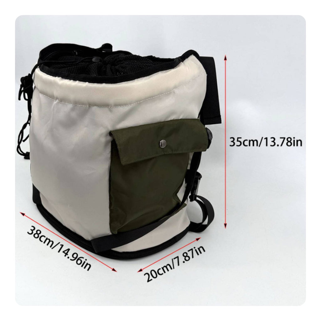 Front Facing Pet Carrier Adjustable Straps Breathable Small Dog Sling for Hiking