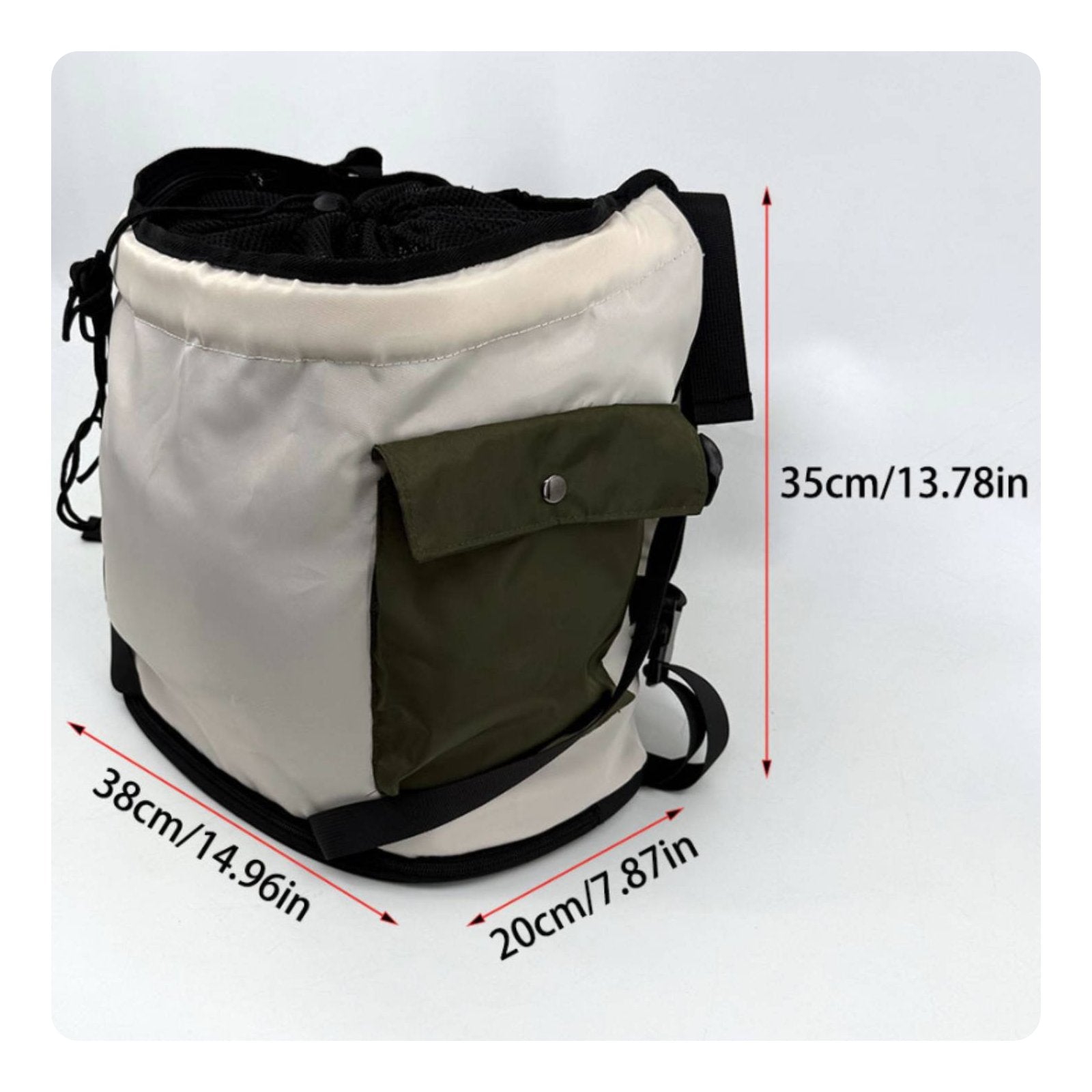 Front Facing Pet Carrier Adjustable Straps Breathable Small Dog Sling for Hiking