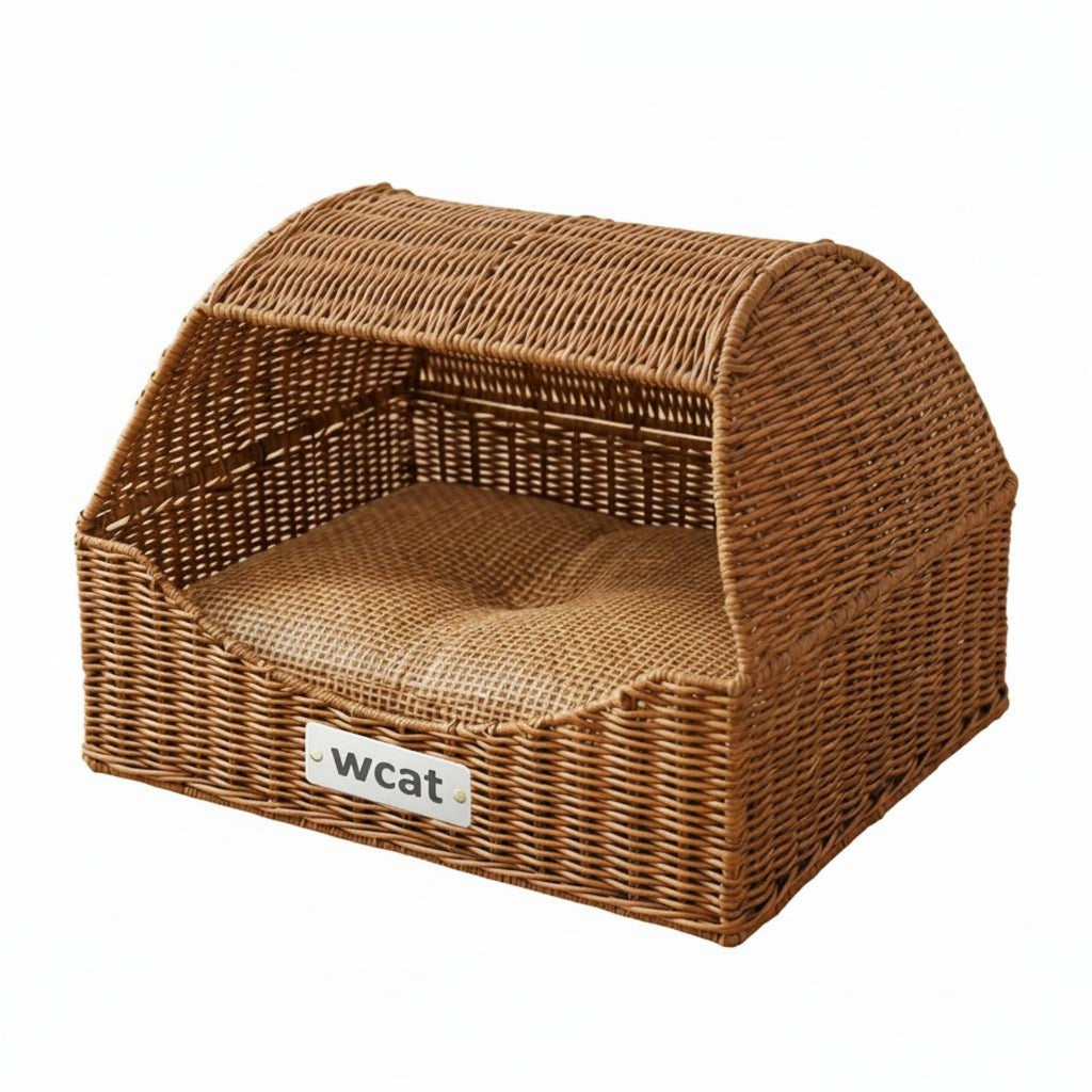Drawer Type Pet Bed Breathable Semi Enclosed Feline Bed Cozy for Cats