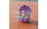 72 Pieces Mermaid Shell Sprinkler Hose Connected Water Spray Toy Easy to Install