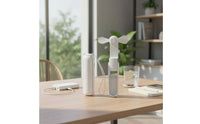 USB Rechargeable Mini Fan Three-Speed Foldable Mini Fan Powerful Air Circulation