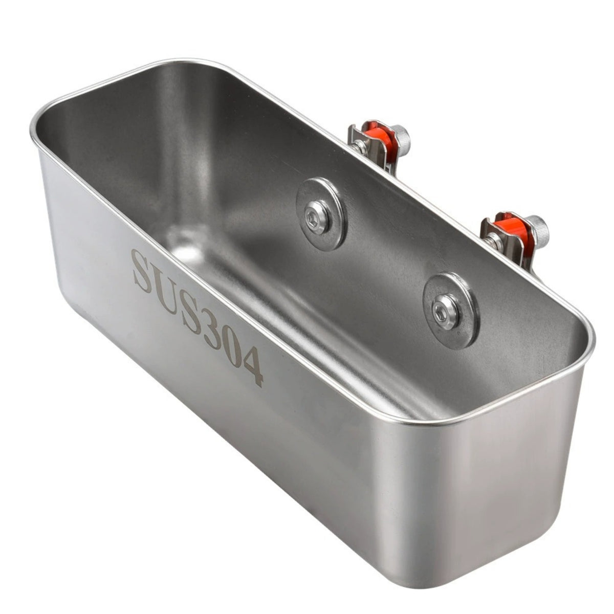 Rail Mounted Box Rigid Stainless Box Marine Angling Supplies for Boat Deck