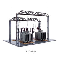 Railway Substation Kit HO Scale Substation Kit Molded for Modelers, Hobbyists