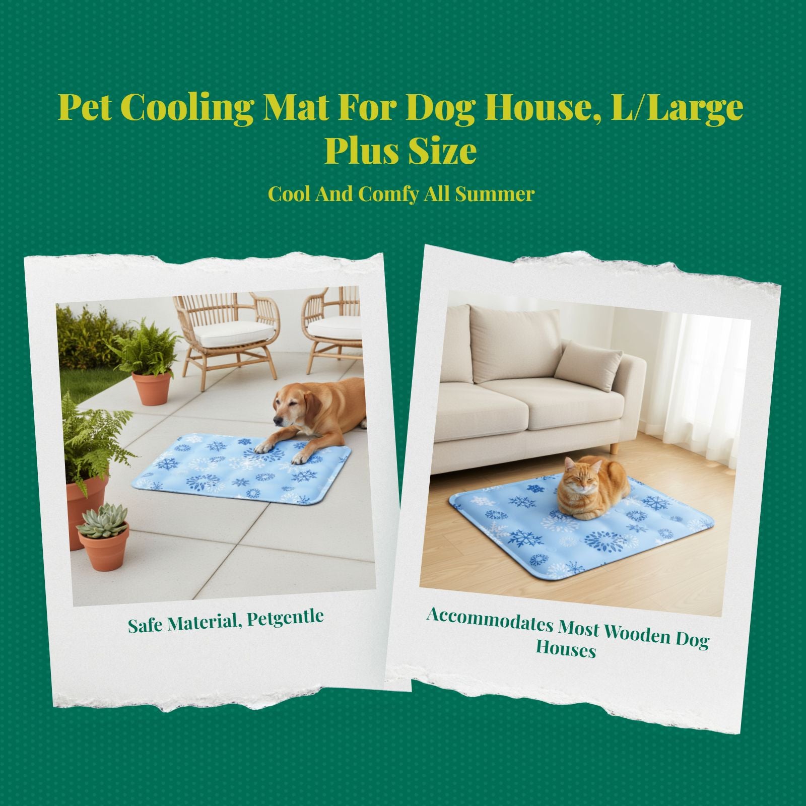 Indoor Wooden Dog House, Removable Mat, Luxury Pet Crate