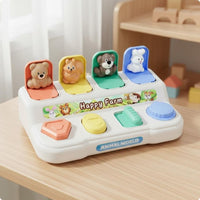 Control Panel Toy Cognitive Training Spring-up Toy Box Safe Plastic for Home