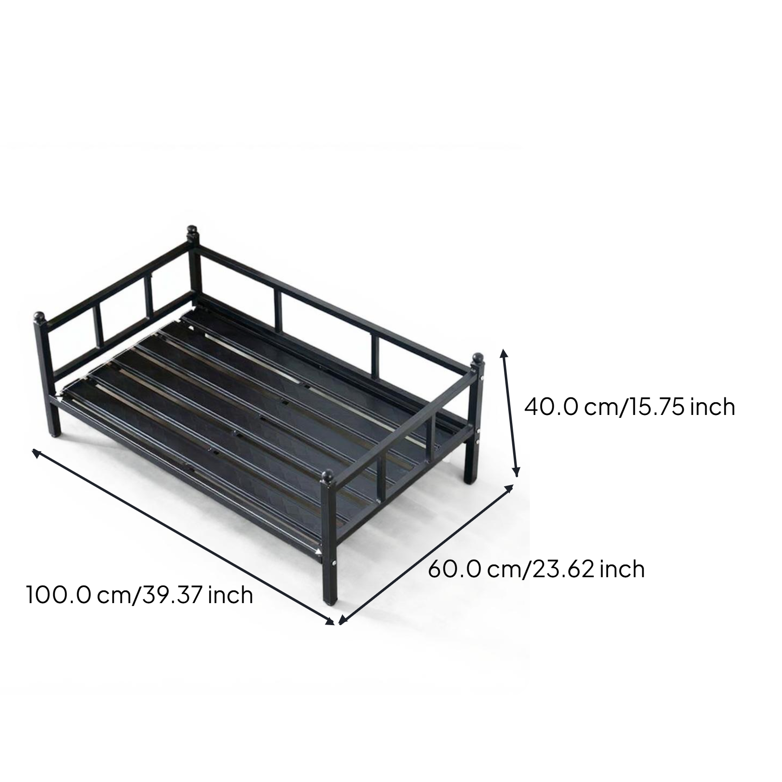 Elevated Dog Bed, Cooling Pet Cot, Portable Raised Bed