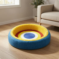 Round Feline Scratcher Bed Woven Round Feline Scratch Board Soft Material