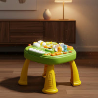 Dinosaur Activity Table Multi-Function Interactive Workbench Lights