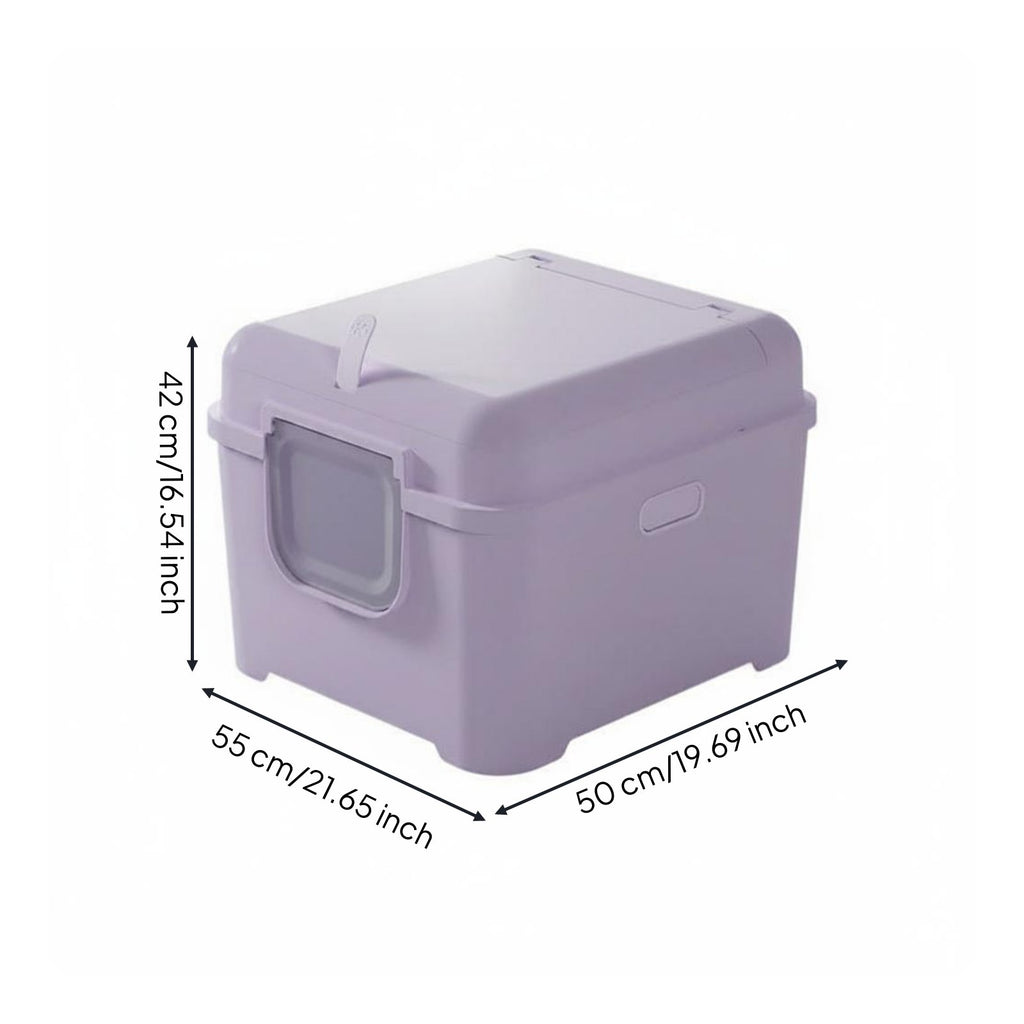 Extra Large Cat Waste Container Privacy Cover Enclosed Cat Waste Container Easy to Pet Hygiene Care