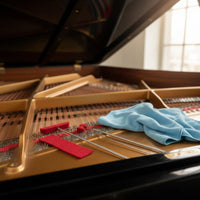 Piano Dust Easy to Clean Stainless Steel Piano for Practice Room