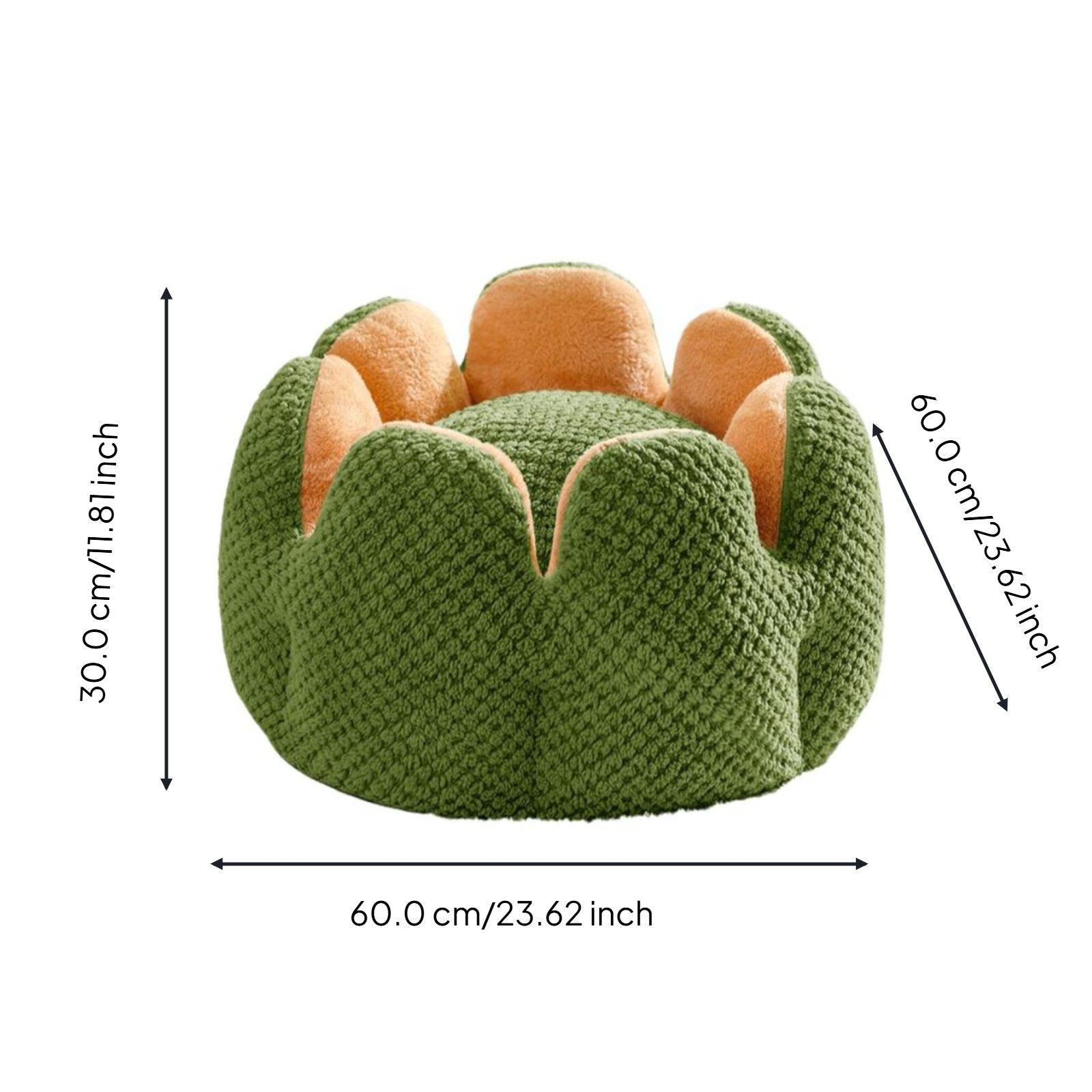 Self-warming cat bed, removable pad