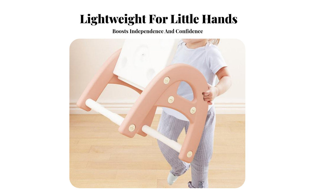 Arched Leg Toddler Chair Stable Structure Small Four-Legged Seat Easy to Clean