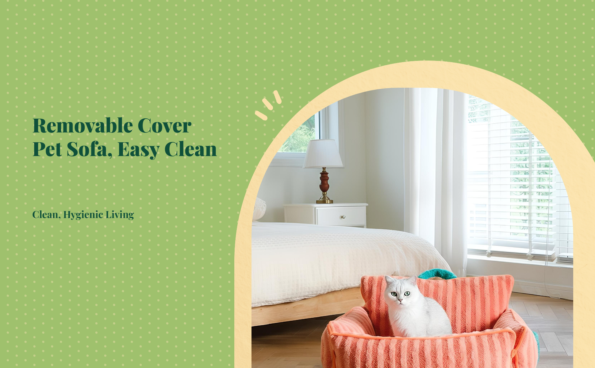 Pet Sofa Bed for Cats, Small Dogs