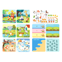 Mystical Wet Drawing Book 3+ Age Water Coloring Book Stickers Included Early Learning Toy for Kids, Preschoolers, Travel, Car Rides