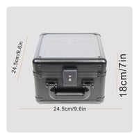 Double Layer Card Slab Case Combination Lock PSA Card Carrying Case Shockproof