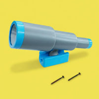 Children's Single-Lens Telescope Intellectual Development Kids Play Telescope Plastic Toy Spyglass Sleek Burr-Burr-Less Surface