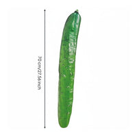 Cucumber Stuffed Toy Pillow Huggable Realistic Super Soft Funny Vegetable Stuffed Toy for Joke, Performance Prop, Sleeping