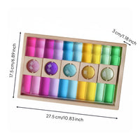 Acrylic Gemstones Assembly Pieces Toy Gem Style Rainbow Acrylic Blocks Fine Motor Skills Kids Play Item for Children