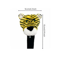Soft Tiger Driver Cover Cute Creature Golf Club Cover Funny Design for Golfers