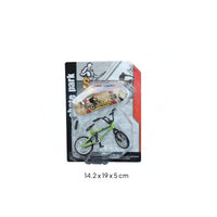 Blister Card Toy Set BMX-Style Finger Skateboard Toy Printed Graphics