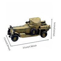 1/144 Scale Armored Car Ready to Display Luxury Car Armored Car Model