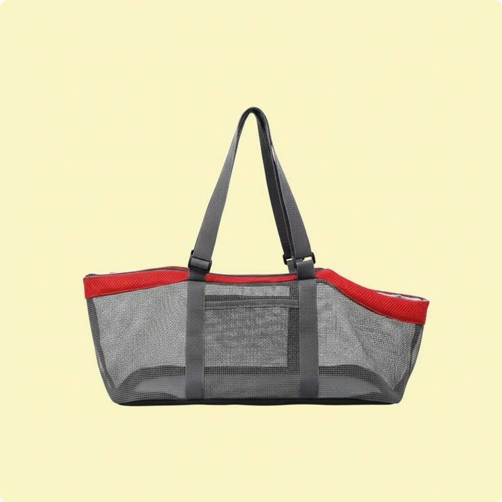 Mesh Pet Carrier Bag Foldable Mesh Pet Carrier Lightweight for Travel