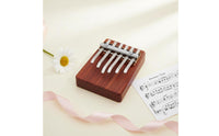 5-Note Thumb Piano Educational Mellow Sound Wood Thumb Piano for Beginners, Learning, Travel