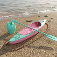 Doll Kayak Set Playhouse Accessory Doll Life Jacket and Boat for Beach, Kids