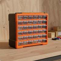 Small Parts Organizer Cabinet Multi Compartment Small Parts Organizer