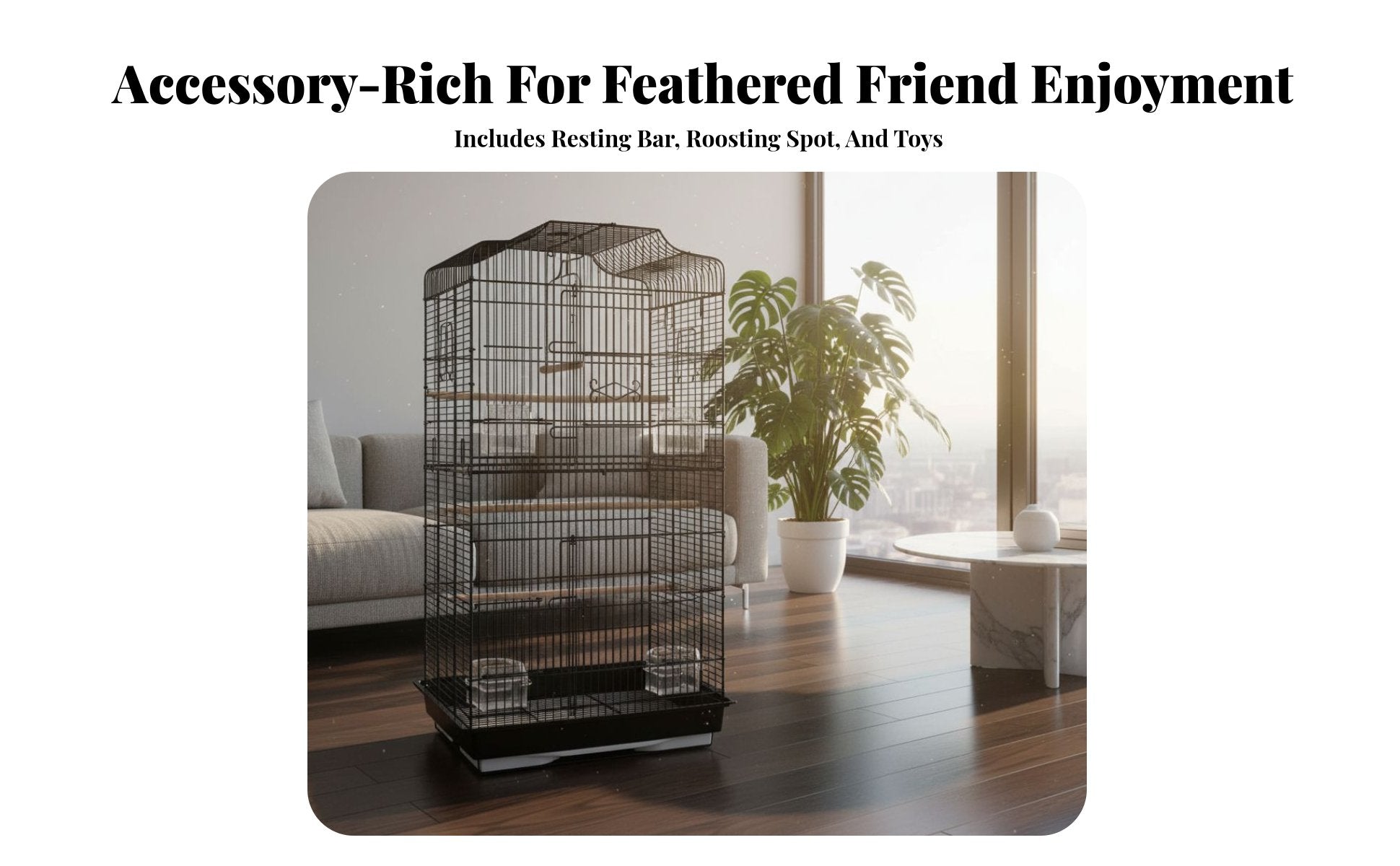 Extra Large Bird Villa Spacious Interior Large Bird Enclosure Sturdy