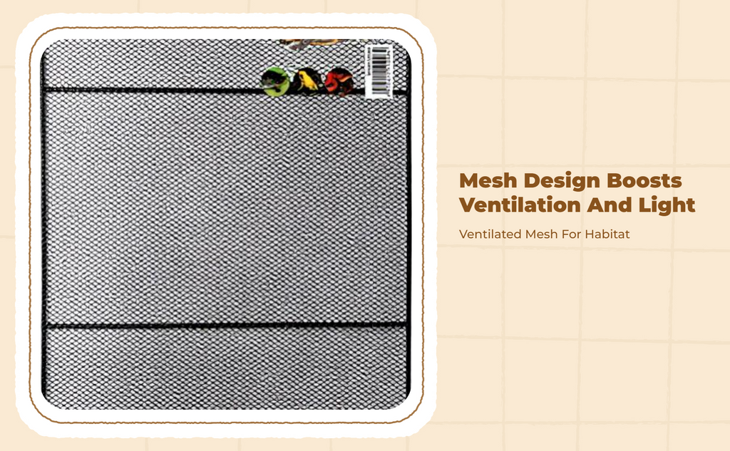Turtle mesh cover prevents escapes