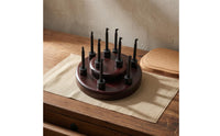 Fly Hook Rack Solid Wood Fly Hook Display Stand Painted Finish