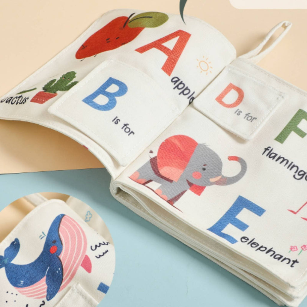 Alphabet Cloth Book Thickened Baby Letter Book Early Education for Toddlers