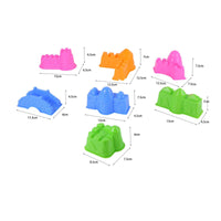 7 Pieces Sand Form Set Educational Sandbox Toy Set Sturdy for Children