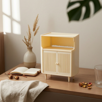 Miniature Corner Cabinet Triangular Top Corner Storage Cabinet Model Accessible