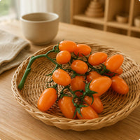Artificial Cherry Tomato Bunch Photography Prop Decor Item Decorative Table Ornament for Classroom Props