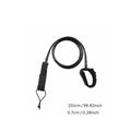 Wave Leash Thermoplastic Polyurethane SUP Leash Straight Cord for Surfing