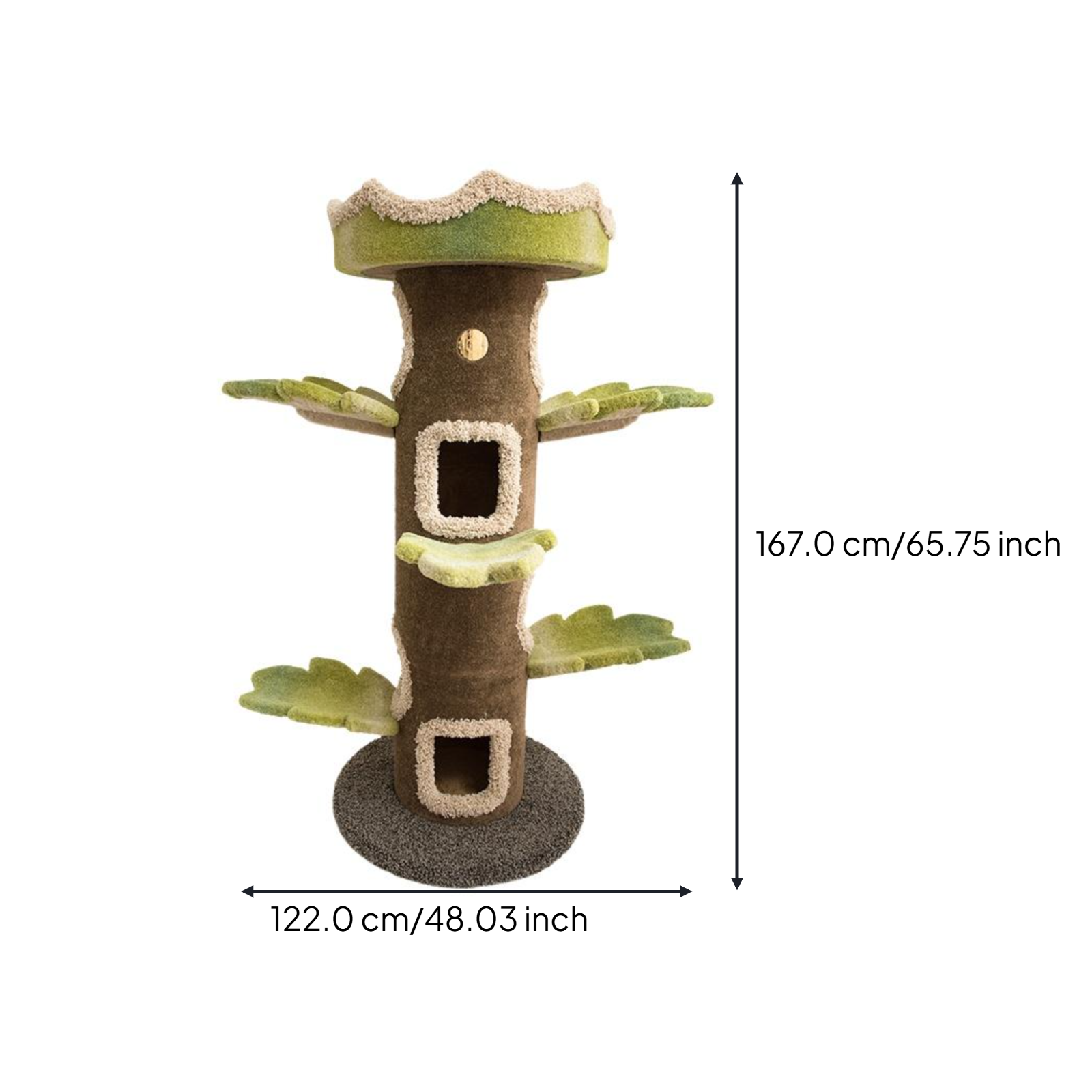 Cat tree with condo