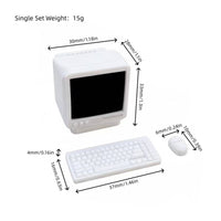 Retro Desktop Computer Model High Intricacy Miniature Electronics Photo Prop