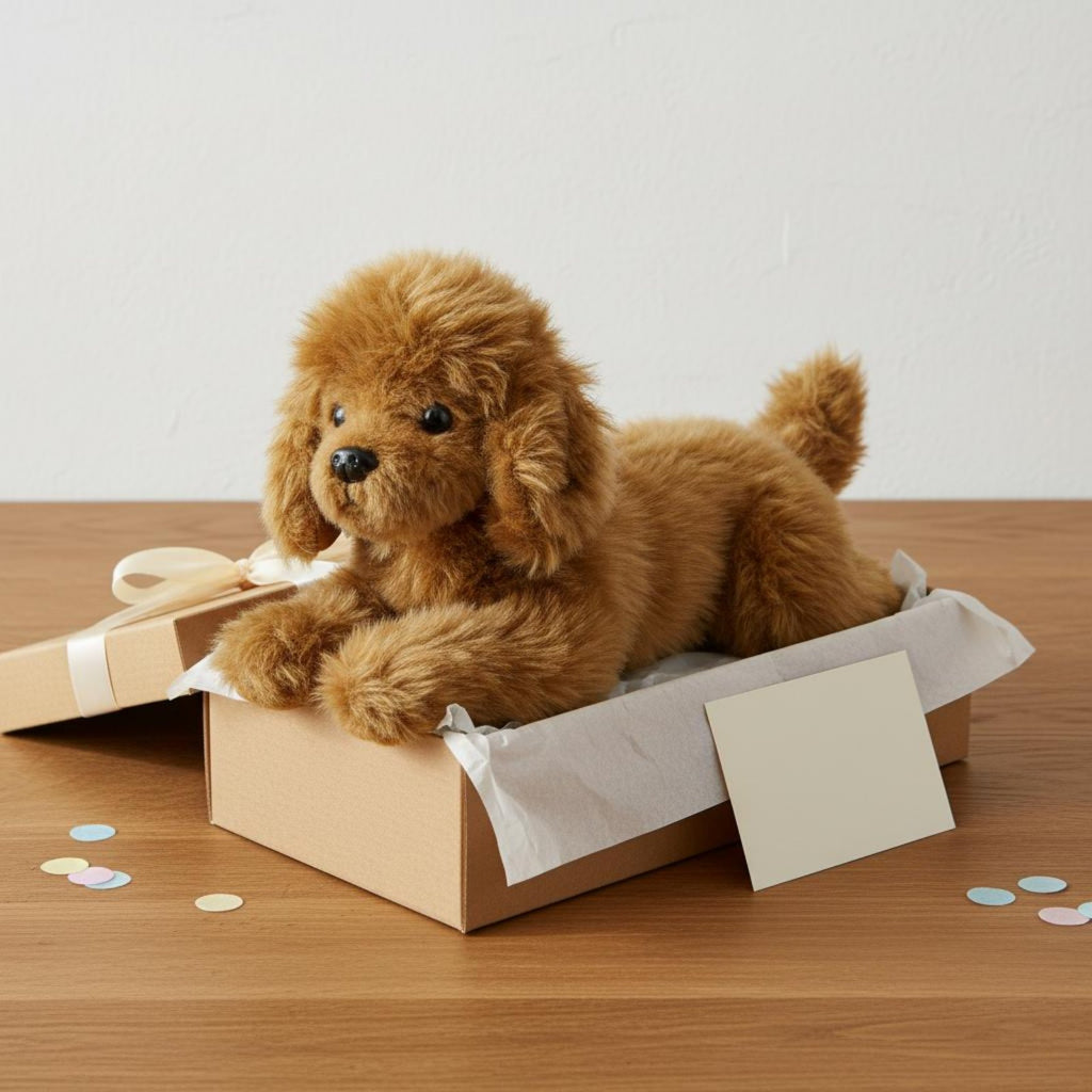 Teddy Dog Soft Toy Bedtime Companion Soft Toy Puppy Cuddly for Children