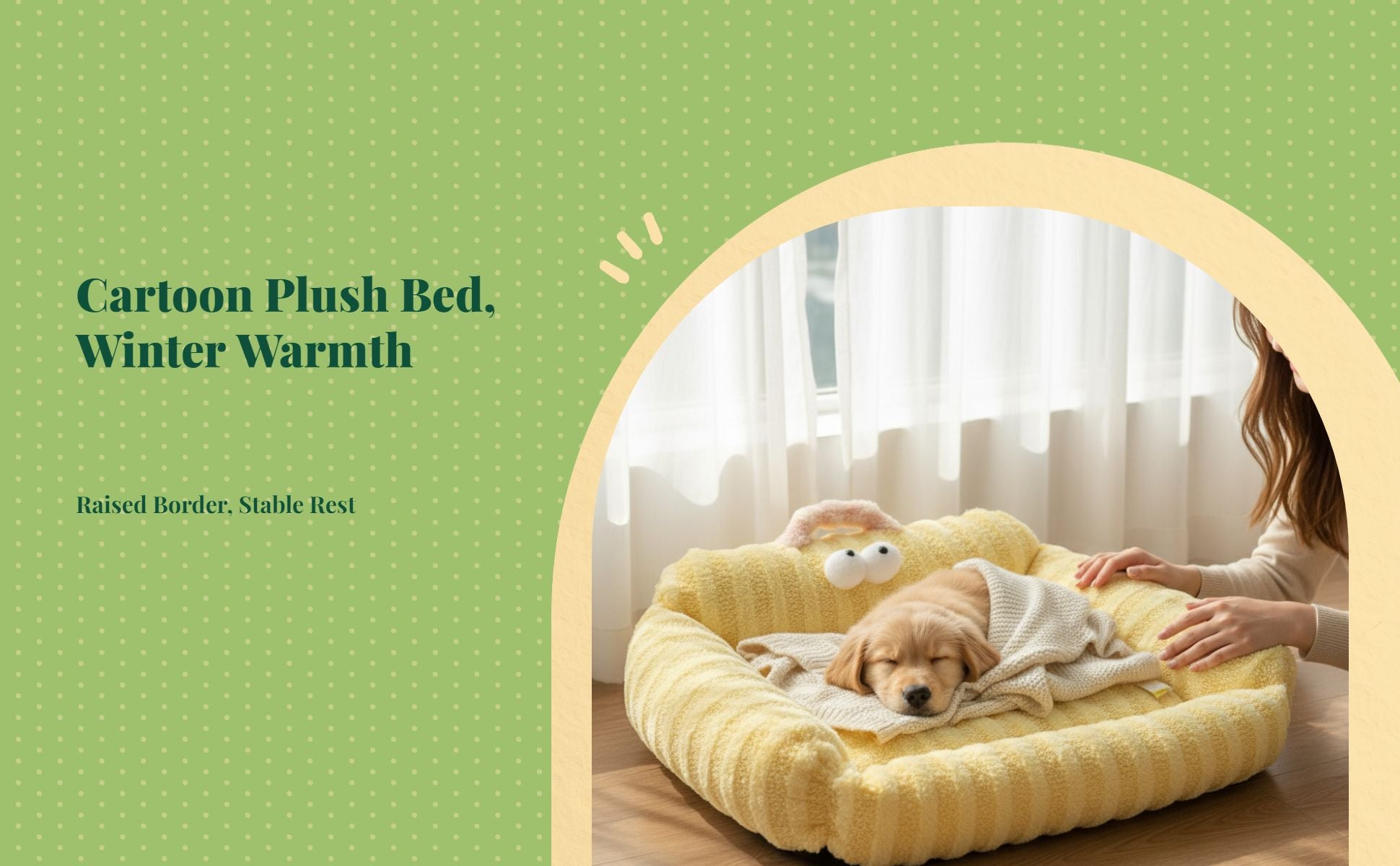 Soft Pet Bed Mat, Non-Slip Princess Sofa, Winter Warmth