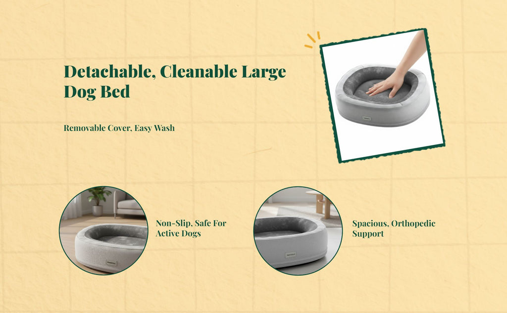 Orthopedic dog bed, thick padding