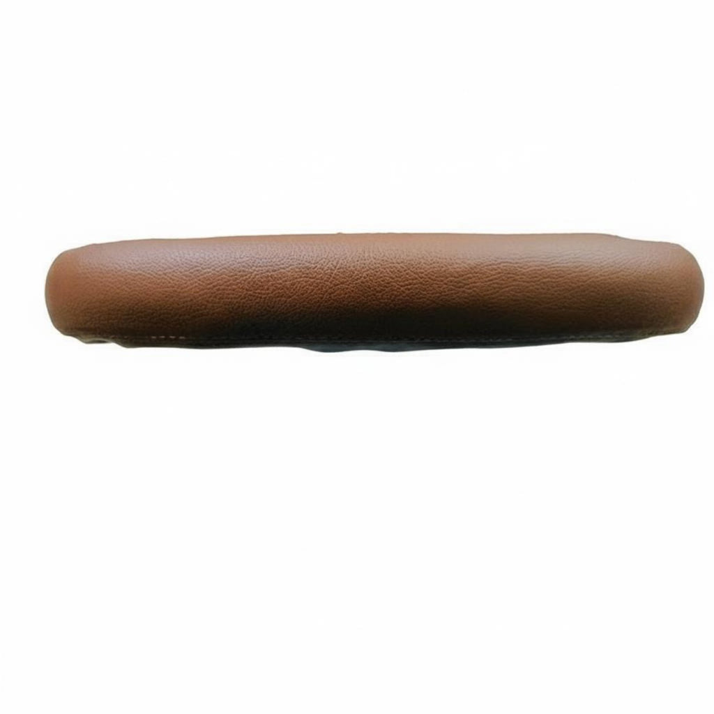 PU Leather Stroller Handle Sleeve Zipper Closure Baby Carriage Bumper Bar Cover