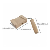 Viola Bridge Fitting Tool Wooden Construction Musical Instrument Accessory for Workshop