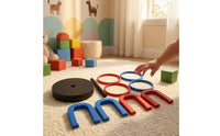 Hoop Toss Game Educational Stacking Toss Game Compact Activity Toy for Children