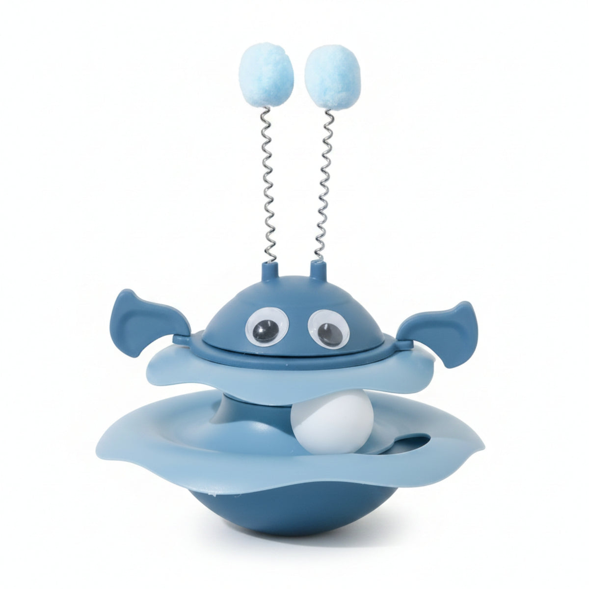 Spring Antenna Cat Toy Wing-Shaped Bee Cat Toy Wobbling