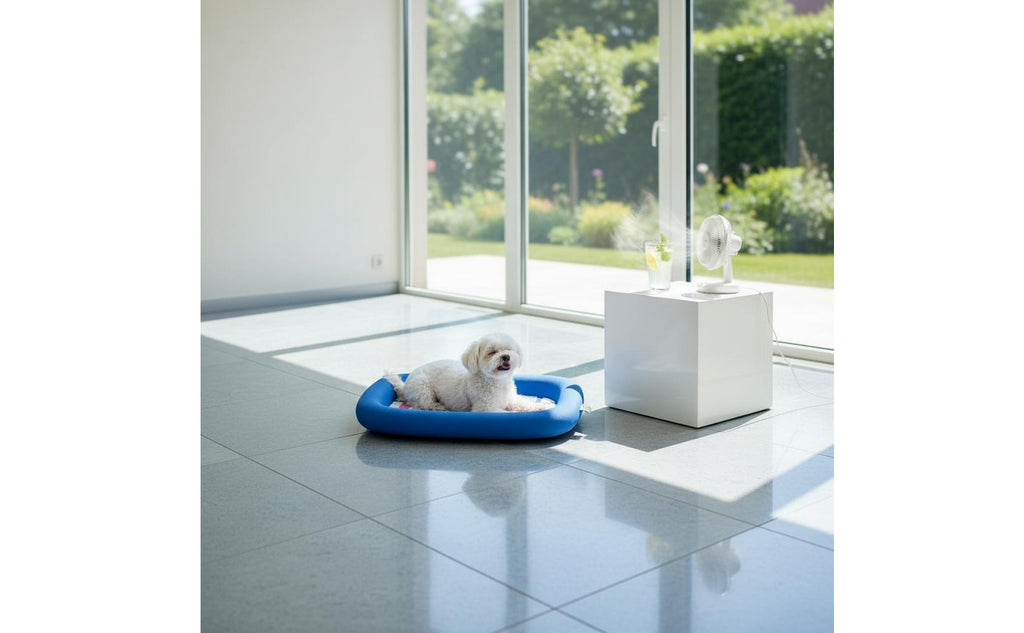 Self-Cooling Pet Mat Neck Support Cooling Pet Bed Gel-Gel-Less for Indoor, Cats