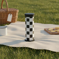 2 in 1 Chess and Checkers Set Foldable Table Game Easy to Stow